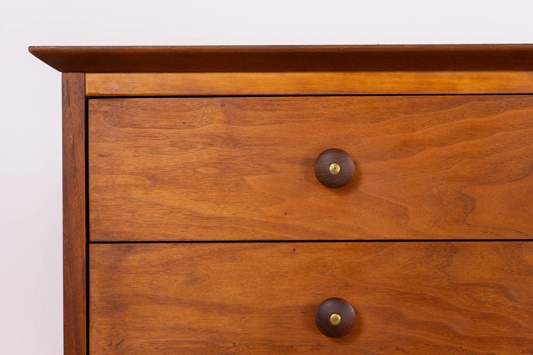 Vintage Morris Vega Walnut Dresser  - (D1590)