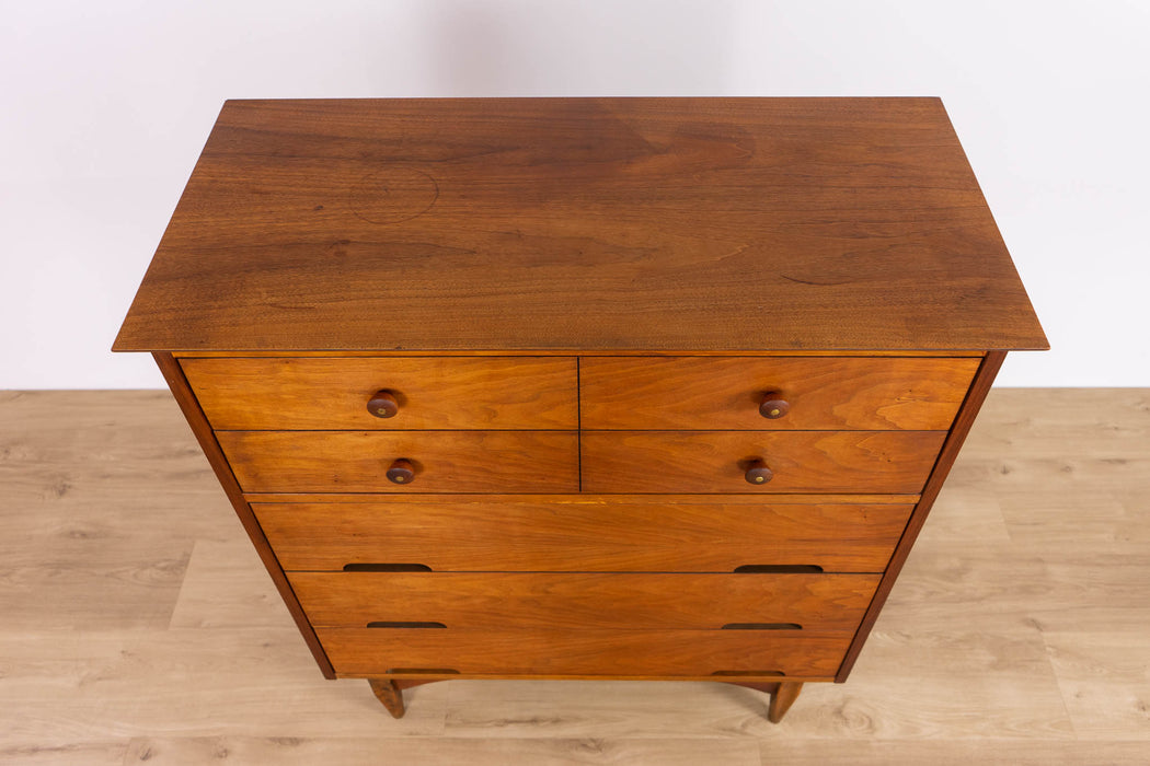 Vintage Morris Vega Walnut Dresser  - (D1590)