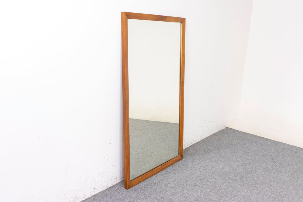 Walnut Mid-Century Mirror - (D1432)