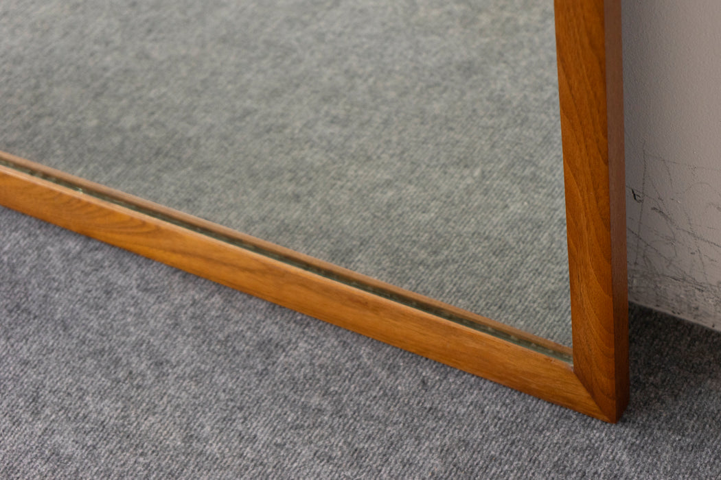 Walnut Mid-Century Mirror - (D1432)