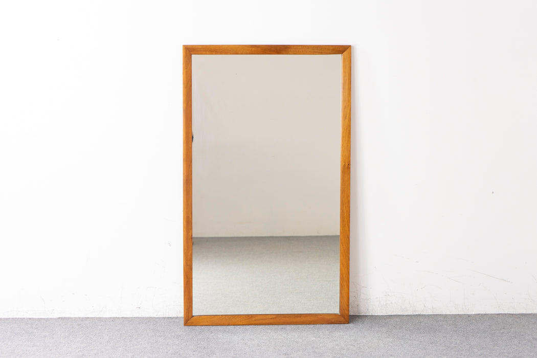Walnut Mid-Century Mirror - (D1432)