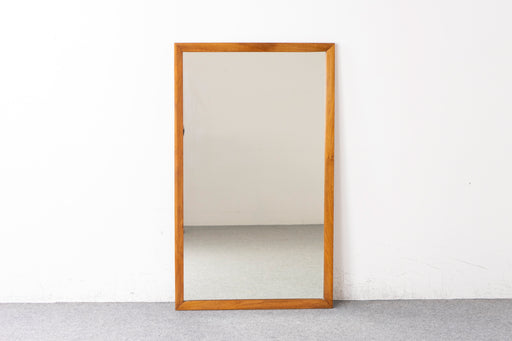 Walnut Mid-Century Mirror - (D1432)