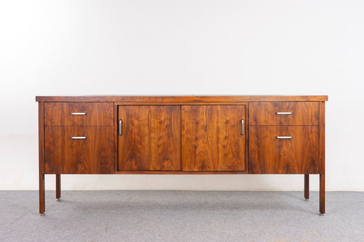 Walnut Mid-Century Sideboard - (D1457)