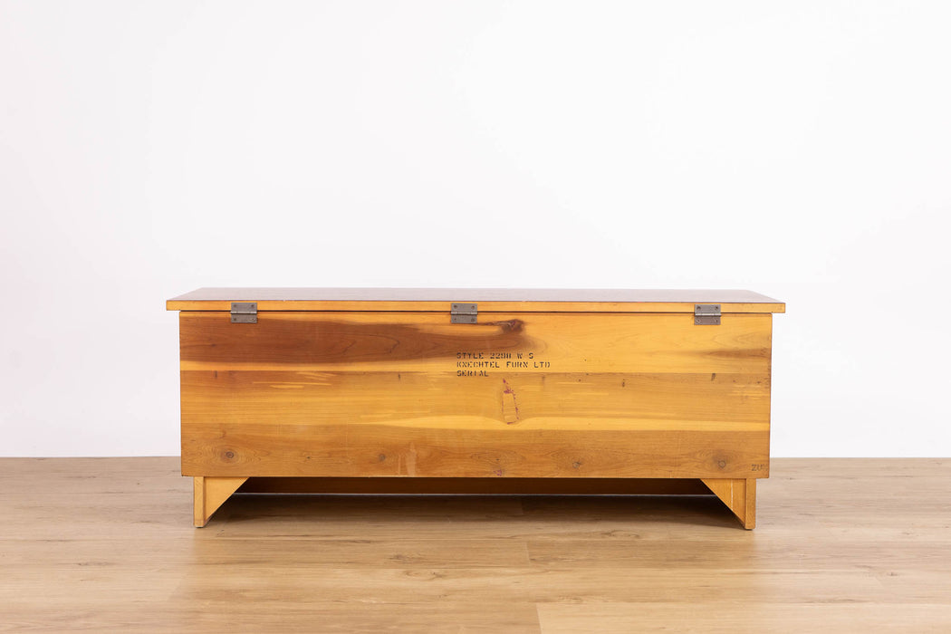 Mid-Century Modern Cedar Lined Walnut Chest by Lane Chests - (D1649)