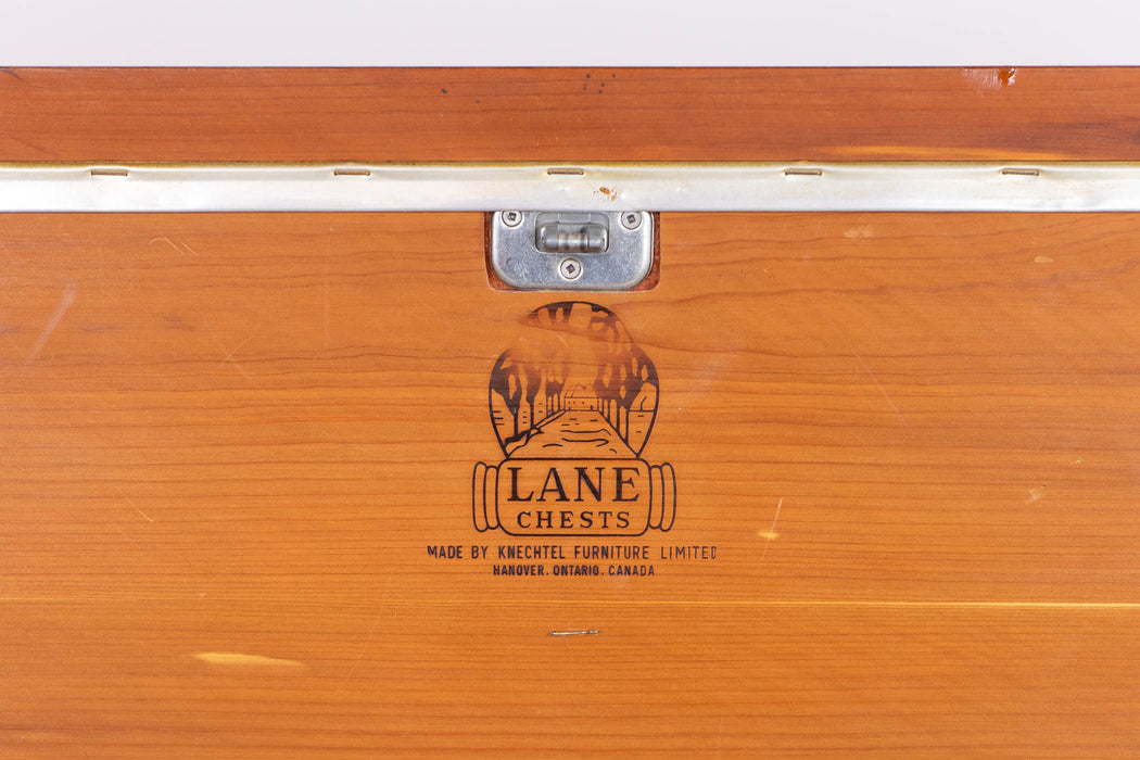 Mid-Century Modern Cedar Lined Walnut Chest by Lane Chests - (D1649)