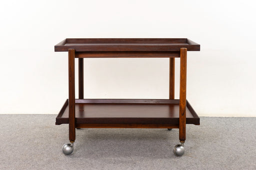 Rosewood Danish Bar Cart by Poul Hundevad - (D1311)