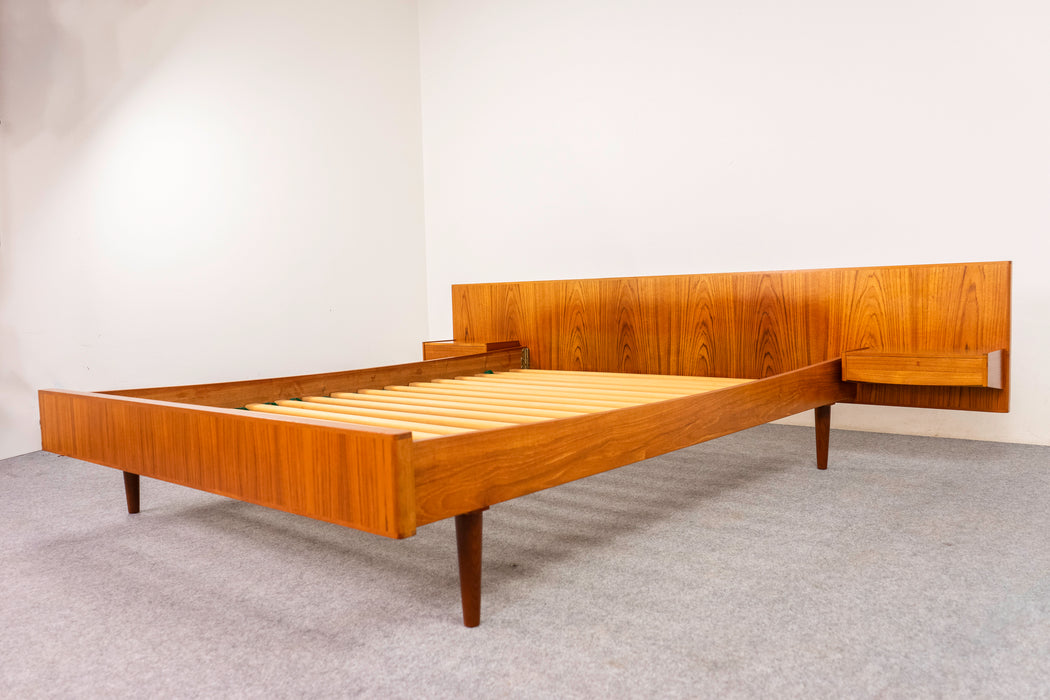 Teak European Double Bed Frame - (D1217)