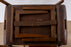 Mid Century Walnut Convertible Serving Cart  - (D1541)