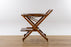 Mid Century Walnut Convertible Serving Cart  - (D1541)
