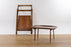 Mid Century Walnut Convertible Serving Cart  - (D1541)