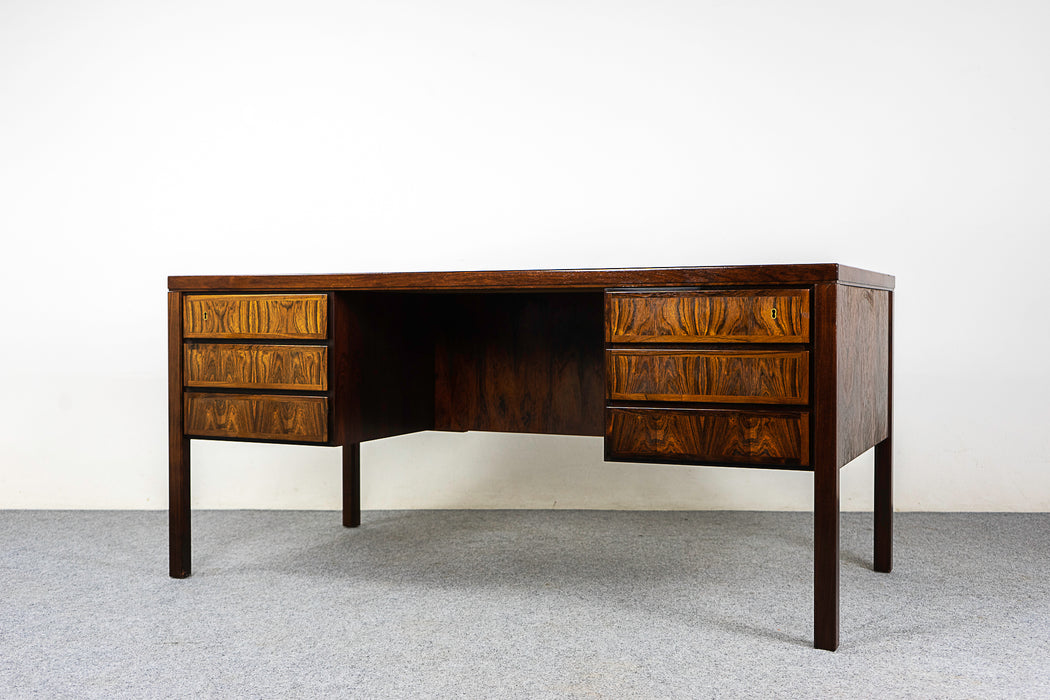 Danish "Model 77" Rosewood Desk by Omann Jun - (D1042)