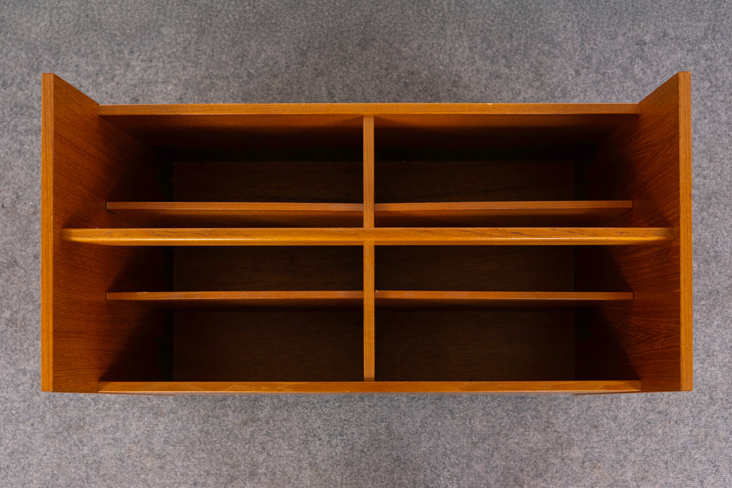 Teak Norwegian Record Caddy by Rolf Hesland - (D1452)