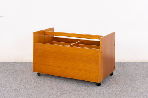 Teak Norwegian Record Caddy by Rolf Hesland - (D1452)
