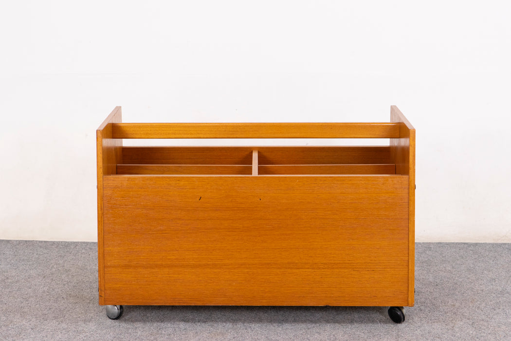 Teak Norwegian Record Caddy by Rolf Hesland - (D1452)
