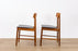 2 Danish Modern Teak & Beech Dining Chairs - (D1582)