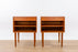 Pair of Danish Modern Teak Bedsides by Hundevad - (D1529)