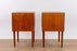 Pair of Danish Modern Teak Bedsides by Hundevad - (D1529)