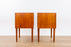 Pair of Danish Modern Teak Bedsides by Hundevad - (D1529)