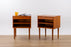 Pair of Danish Modern Teak Bedsides by Hundevad - (D1529)