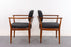 Teak Danish Armchair Pair - (D1172)