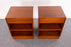 Teak Bedside Table Pair by Hundevad - (D1451)