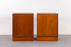 Teak Bedside Table Pair by Hundevad - (D1451)