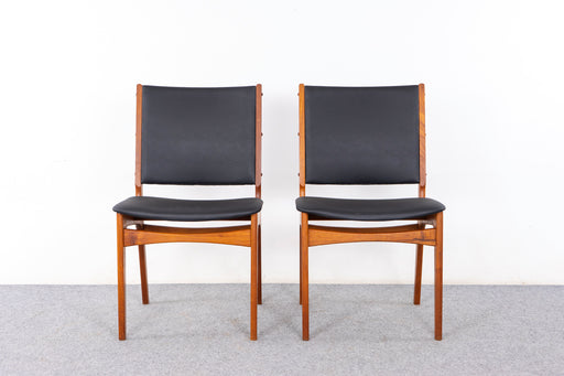 2 Danish Modern Teak Dining Chairs - (323-006.1)