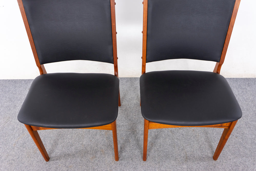 2 Danish Modern Teak Dining Chairs - (323-006.1)