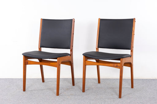 2 Danish Modern Teak Dining Chairs - (323-006.1)