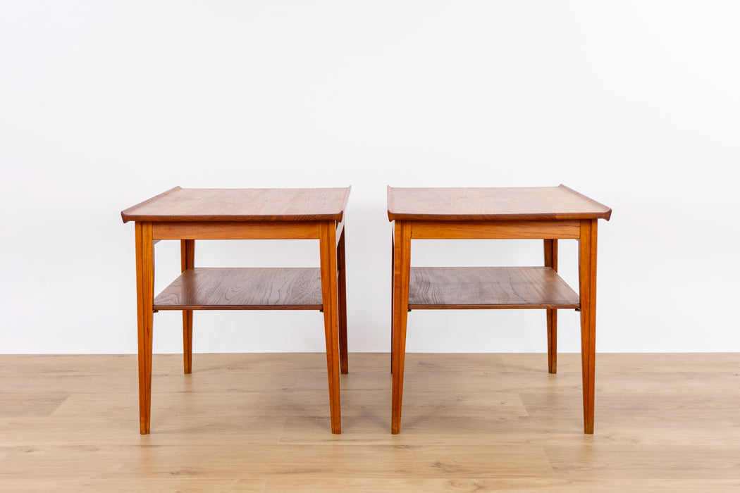 2 Finn Juhl FD-535 Solid Teak Side Tables for France & Daverkosen   - (D1530)