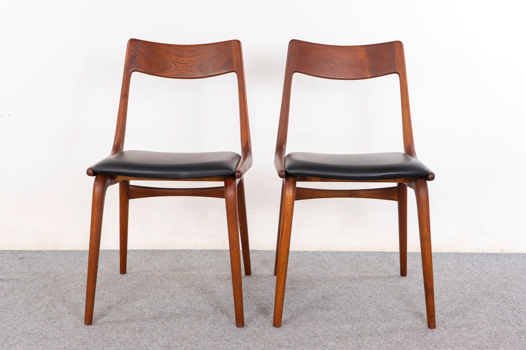 2 Teak Dining Chairs by Alfred Christensen - (D1135.2)