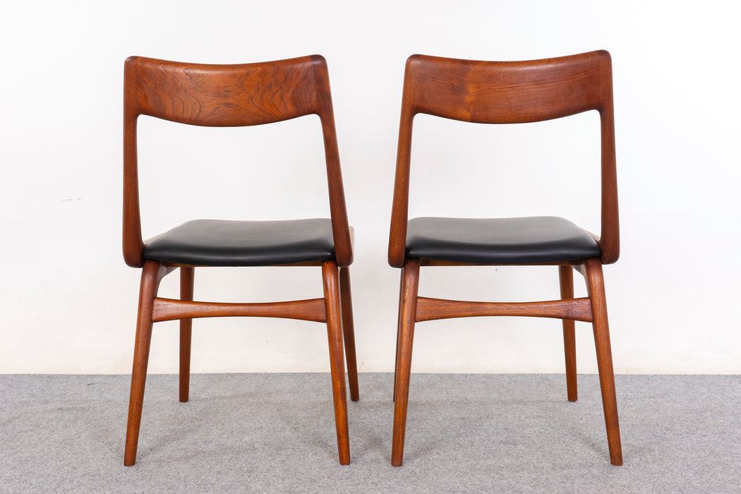 2 Teak Dining Chairs by Alfred Christensen - (D1135.2)