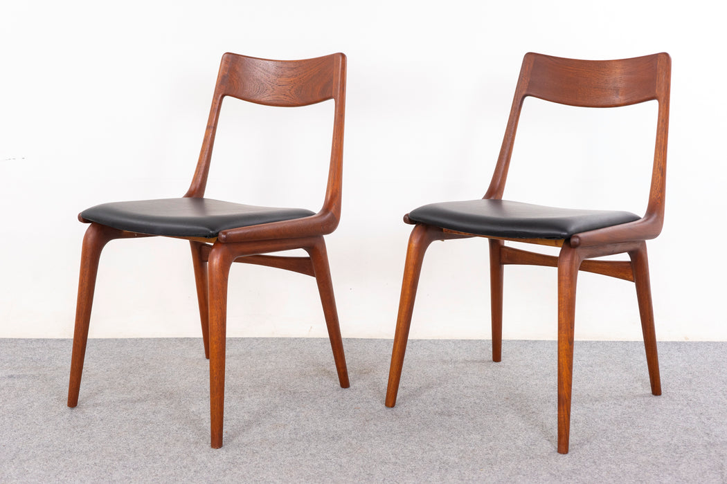 2 Teak Dining Chairs by Alfred Christensen - (D1135.2)
