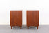Teak Bedside Table Pair - (D1471)