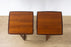 Pair of Mid-Century Modern Teak Side Tables - (D1558)