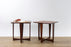 Pair of Mid-Century Modern Teak Side Tables - (D1558)