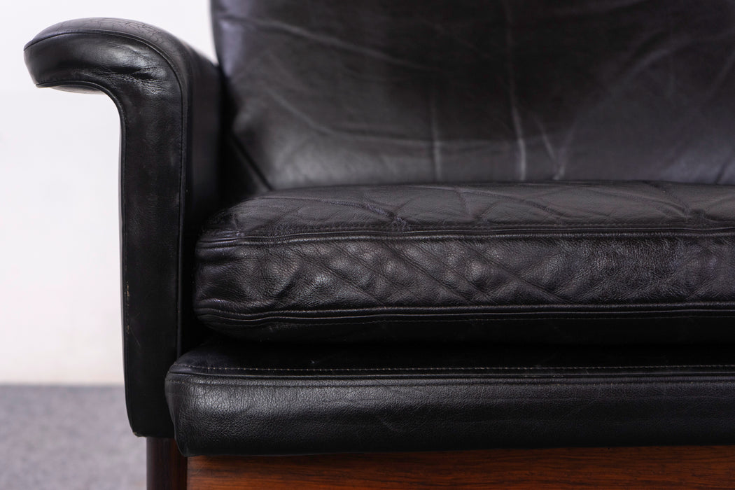 Rosewood & Leather "Jupiter" Sofa by Finn Juhl - (325-141)