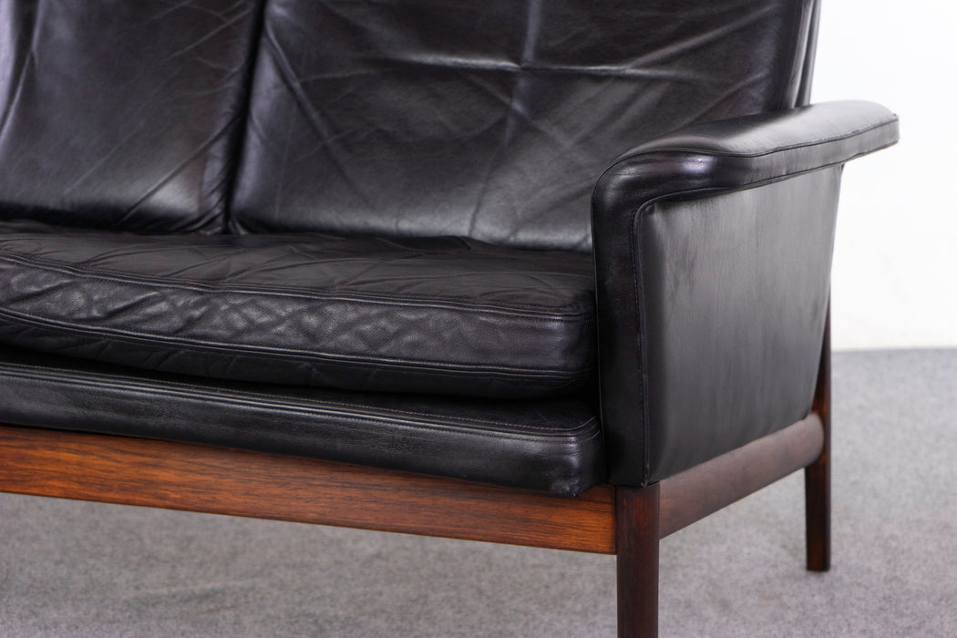 Rosewood & Leather "Jupiter" Sofa by Finn Juhl - (325-141)