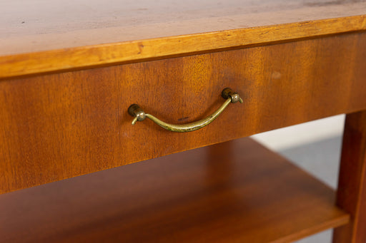Mahogany Danish Bedside Table - (324-352.4)