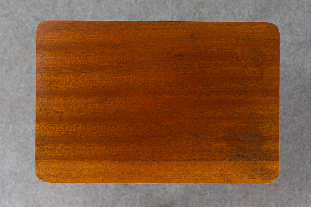 Mahogany Danish Bedside Table - (324-352.4)