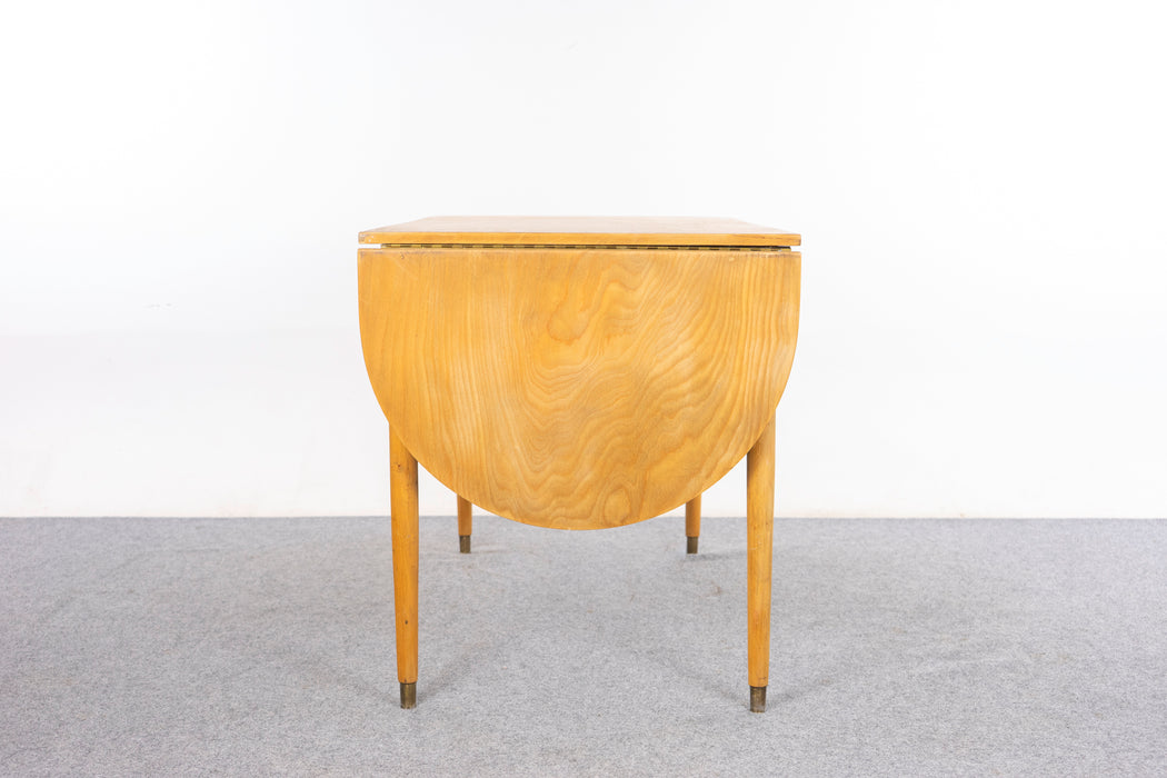 Danish Mid-Century Beech Writing Desk - (326-047)