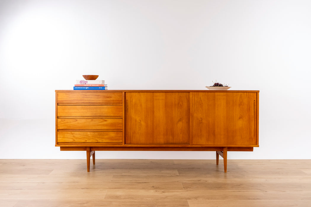 Danish Mid Century Modern Teak Sideboard - (D1521)