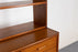 Scandinavian Teak Bookcase Cabinet with Desk- (324-350)