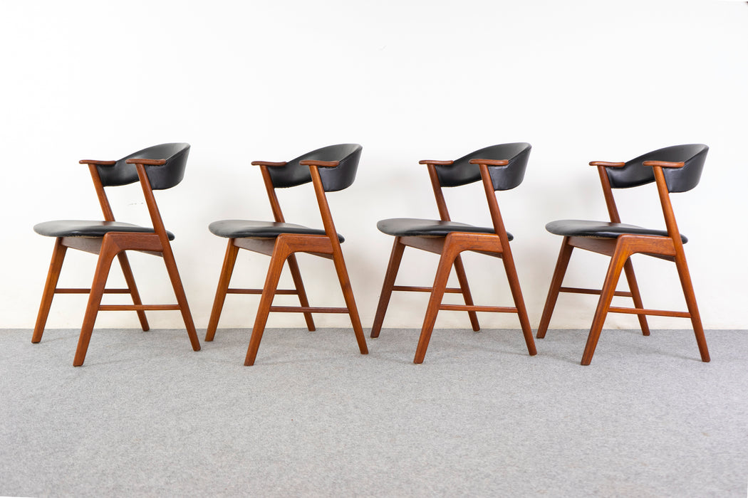 4 Teak Dining Chairs by Kai Kristiansen - (325-039.1)
