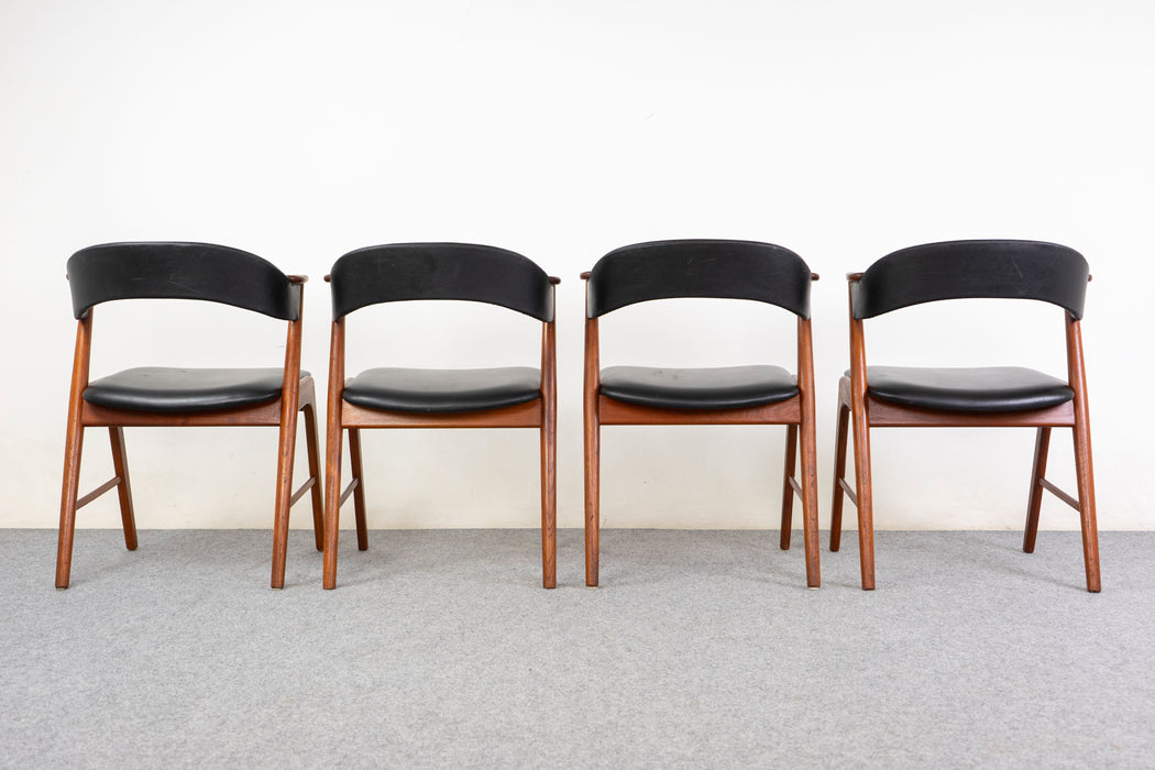 4 Teak Dining Chairs by Kai Kristiansen - (325-039.1)