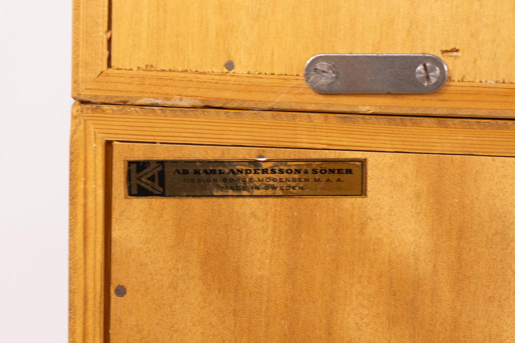 Børge Mogensen Oak Bookcase by Karl Andersson & Söner | Swedish Mid-Century Modern - (D1692)
