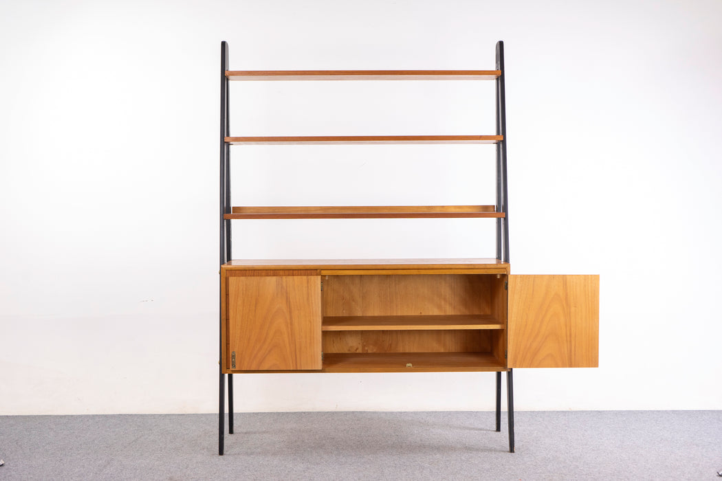 Teak Swedish Secretary/Bookcase - (326-167)