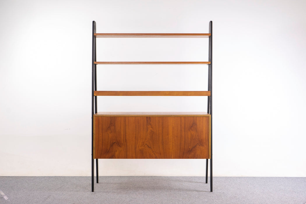 Teak Swedish Secretary/Bookcase - (326-167)
