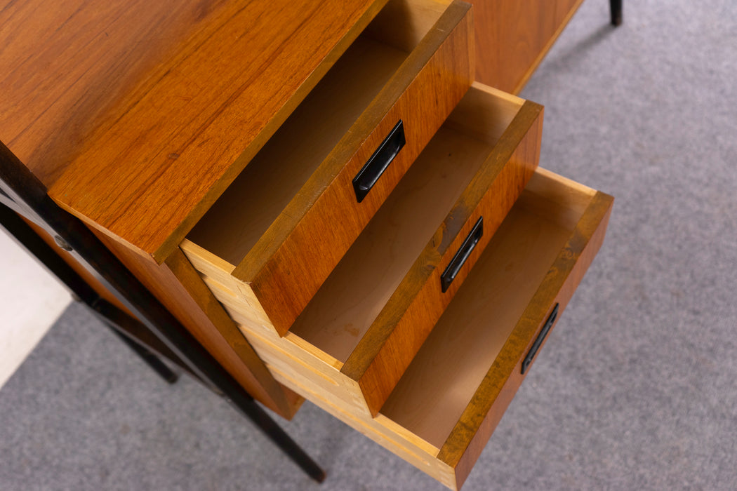 Teak Swedish Secretary/Bookcase - (326-171)