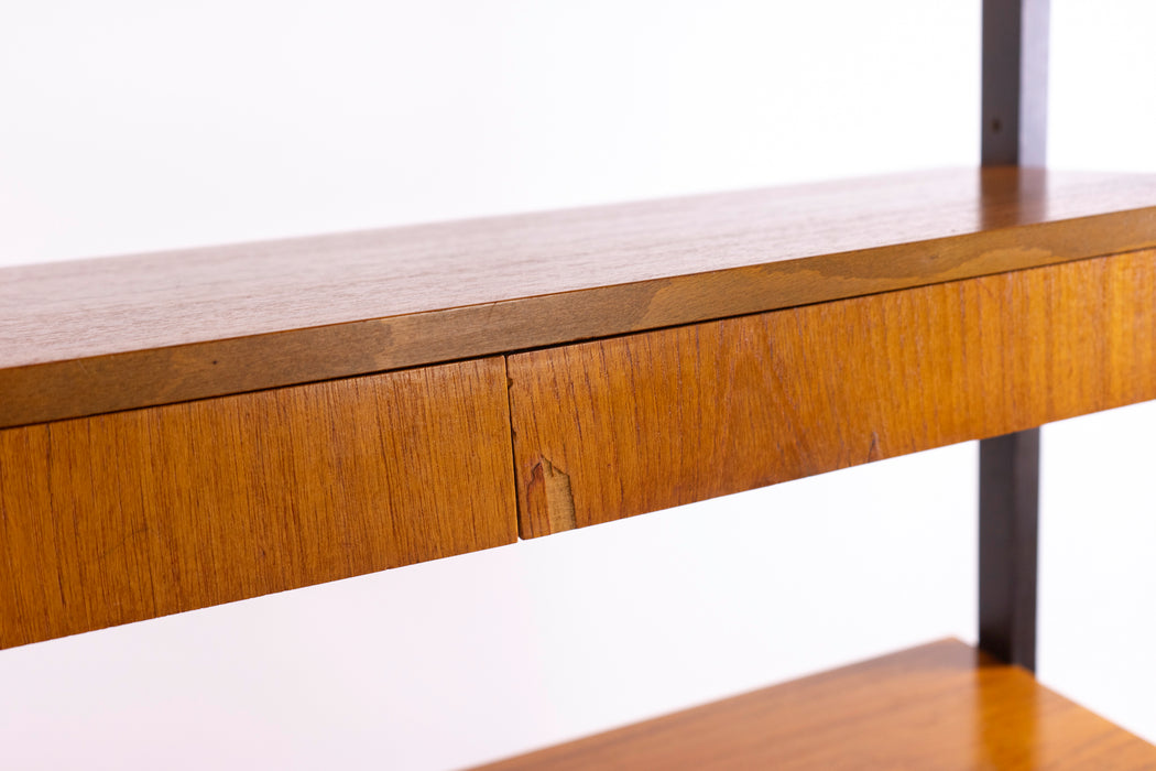 Teak Swedish Secretary/Bookcase - (326-171)